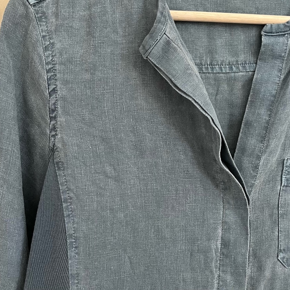 James Perse linen button down top - Picture 8 of 10